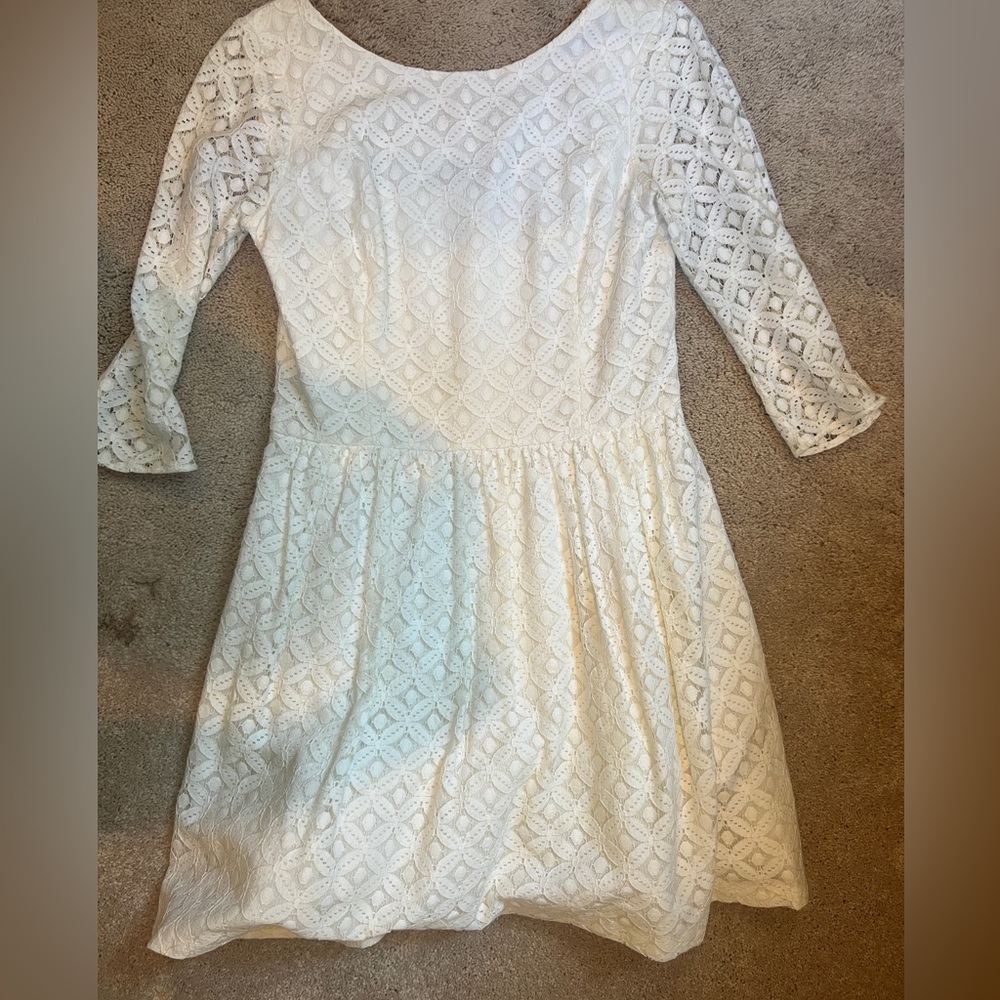 Vintage Lilly Pulitzer White Dress.